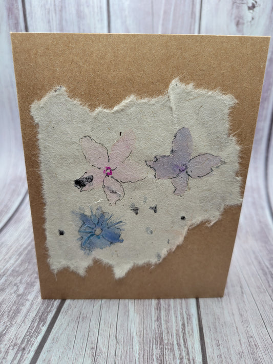 Mulberry Paper Flowers (M)